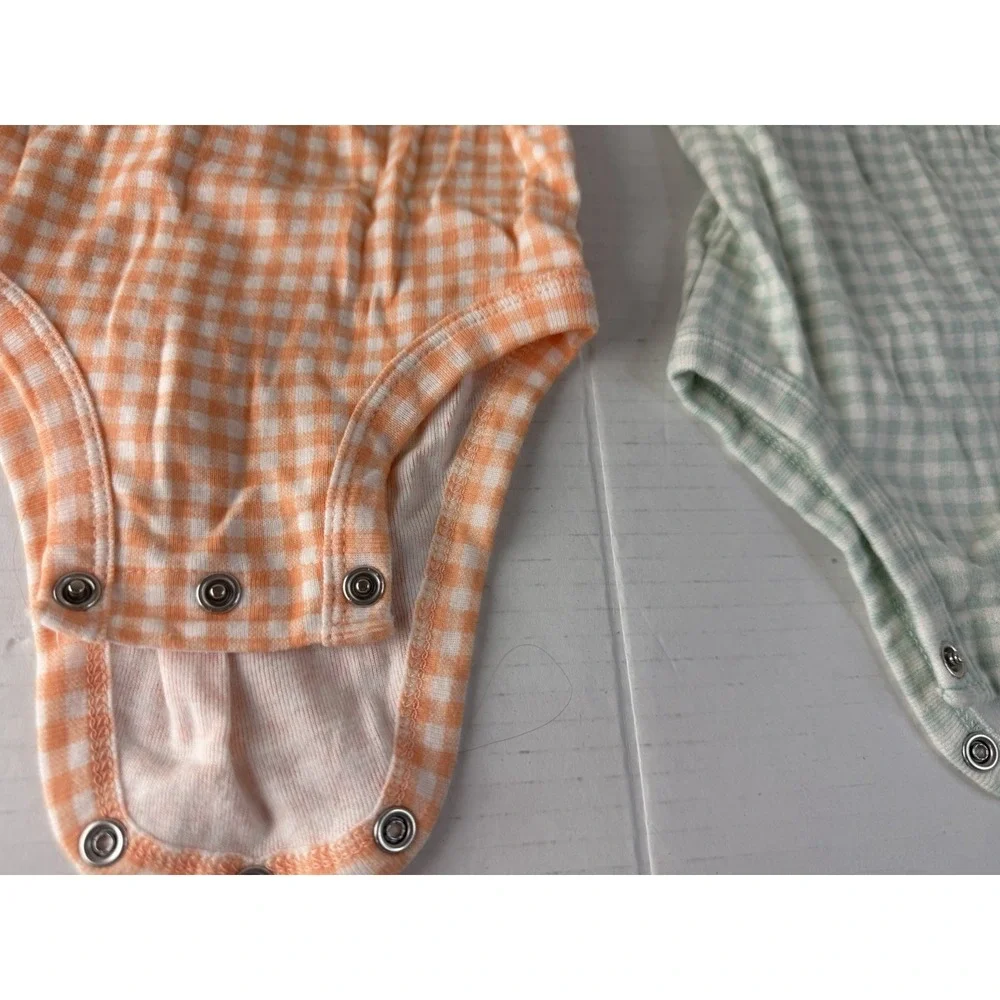 Carter's Baby Girl Bundle 6M Bodysuits Lot of 4 Pieces Cotton Pastels